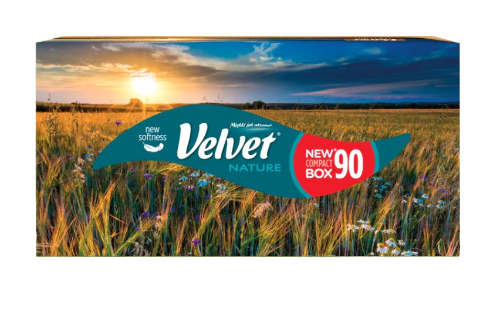 Chust. higieniczne 90szt. białe 3-warst. Velvet